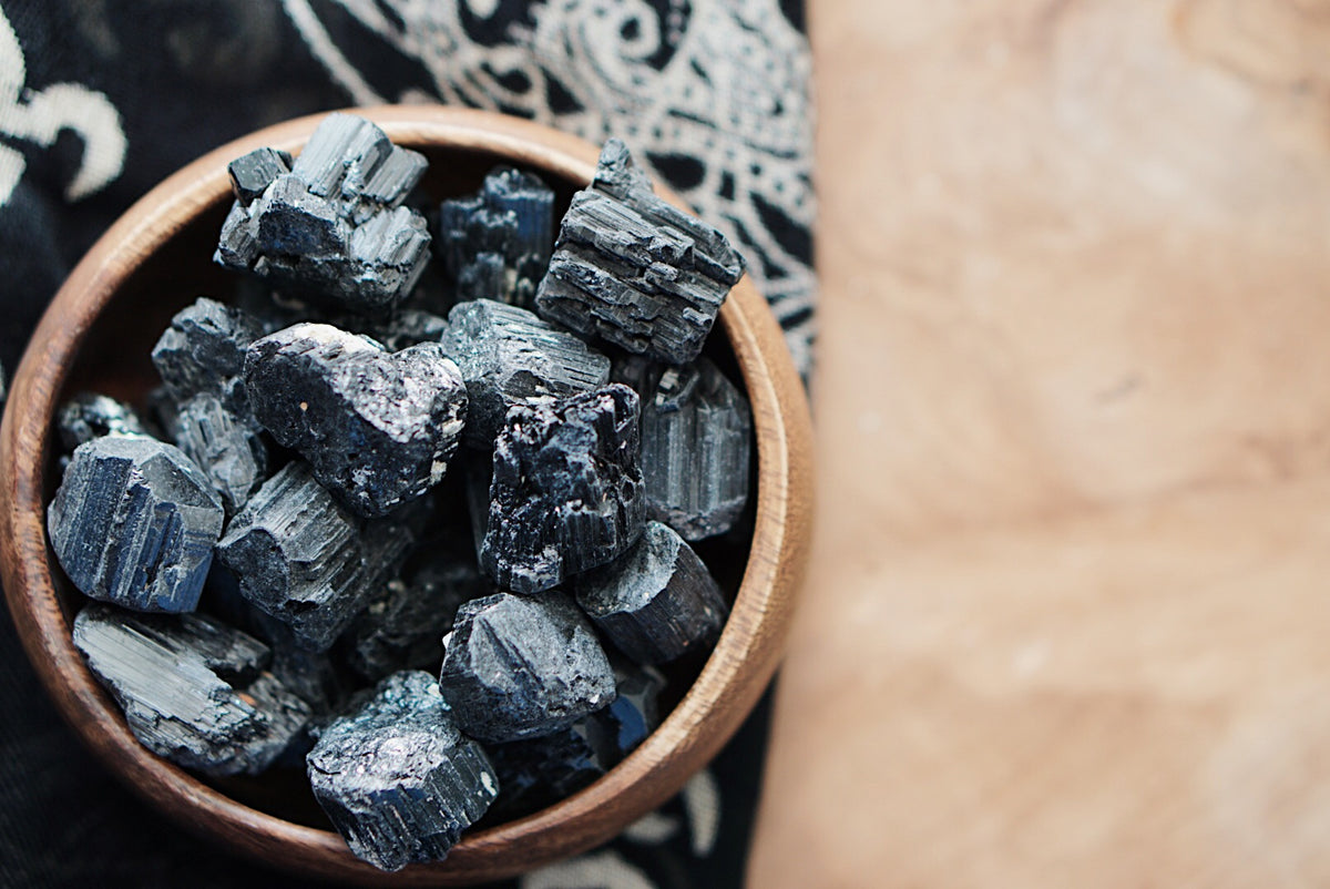 Rough Black Tourmaline for Knowledge & Connection