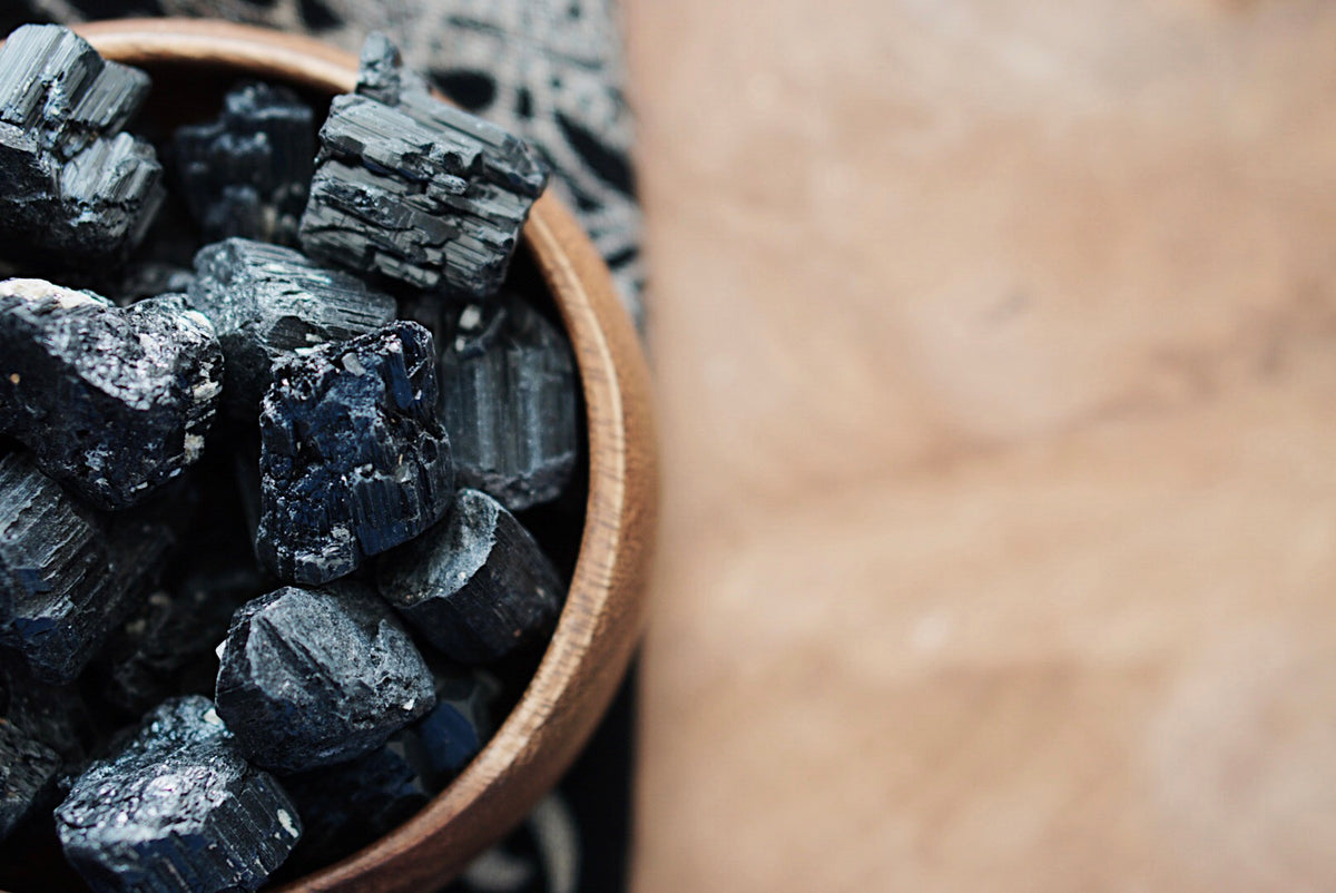 Rough Black Tourmaline for Knowledge & Connection