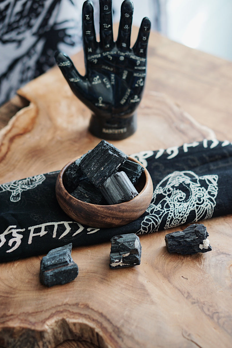 Rough Black Tourmaline for Knowledge & Connection