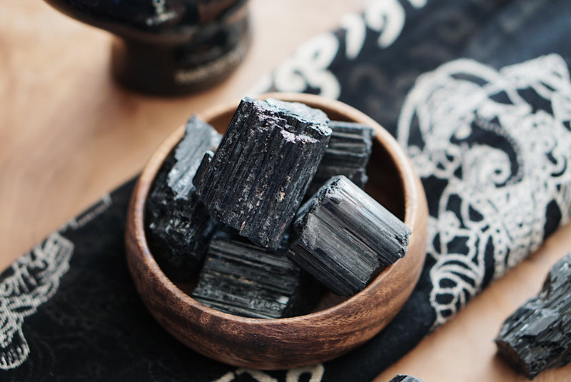 Rough Black Tourmaline for Knowledge & Connection