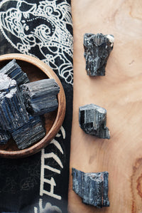 Rough Black Tourmaline for Knowledge & Connection