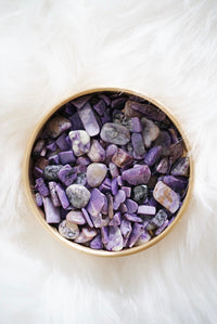 Tumbled Charoite for Working with the Past