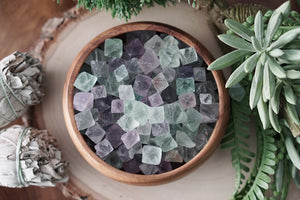 Fluorite Octahedrons for Balance & Stress Reduction (Set of Six)