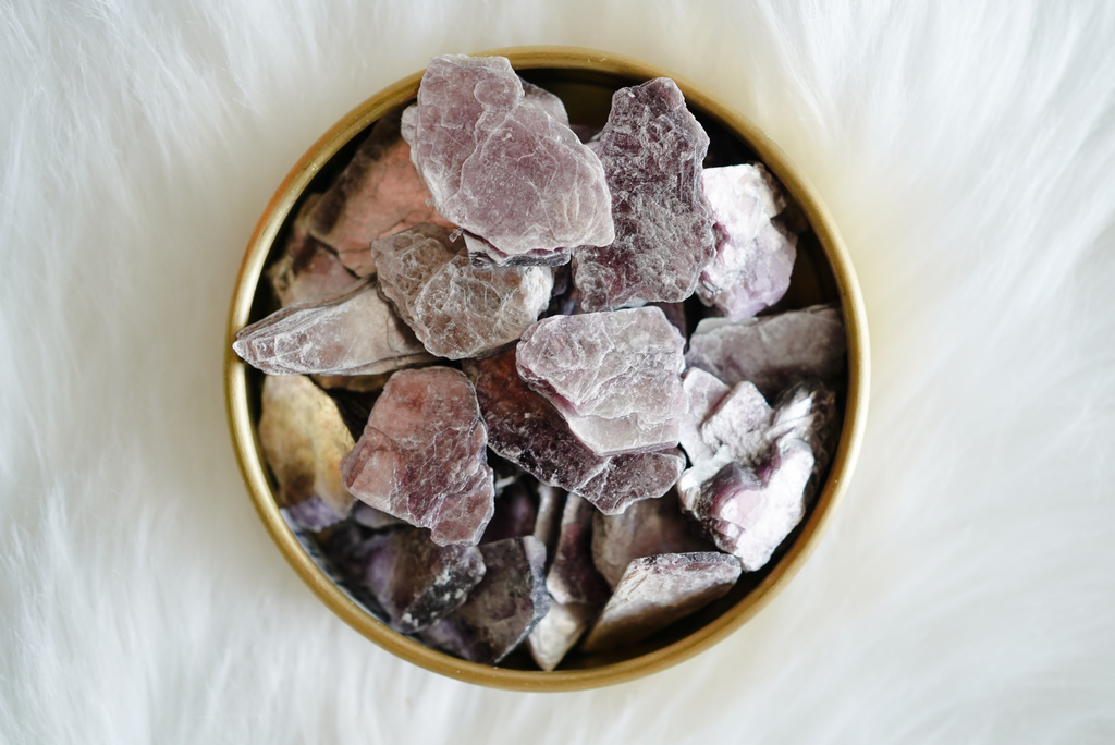 Gemmy Lepidolite for Emotional Stability