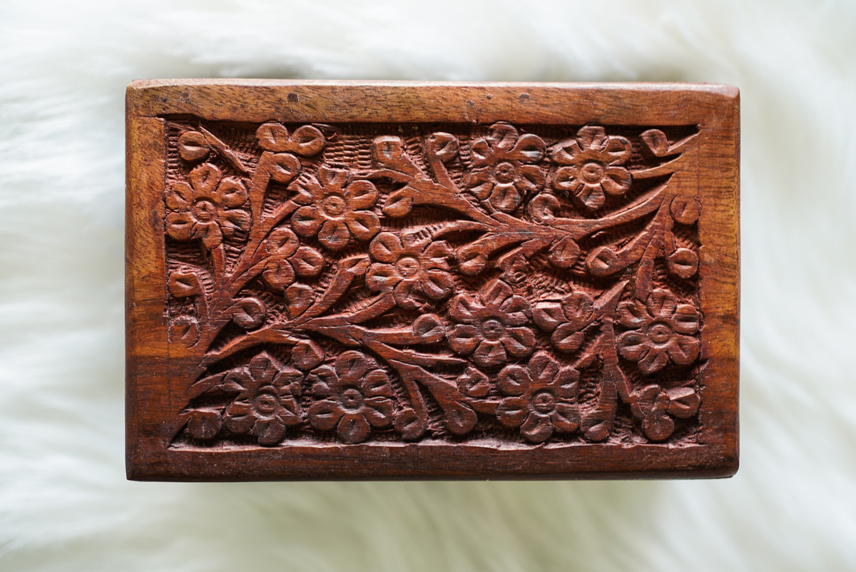 Decorative Wooden Treasure Box - Various Designs