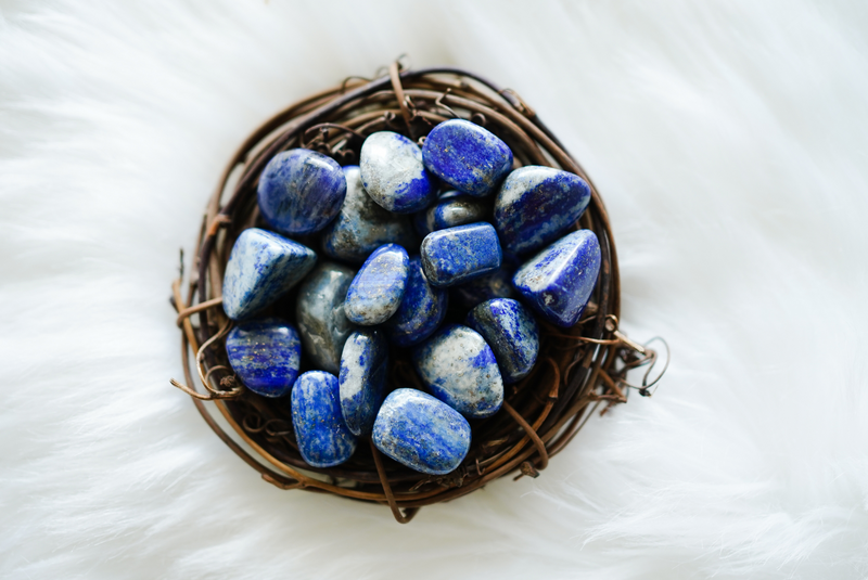 Tumbled Lapis Lazuli for Enlightenment & Dreaming