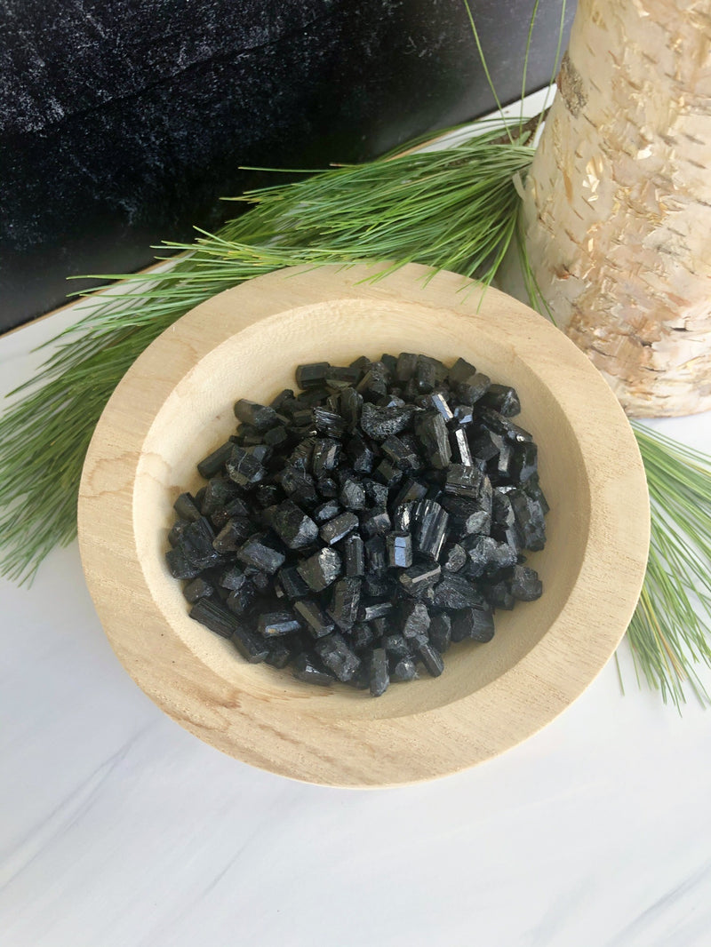 Mini Black Tourmaline Crystals for Knowledge & Connection