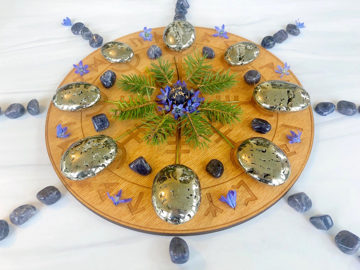 Tumbled Iolite for Direction & Guidance