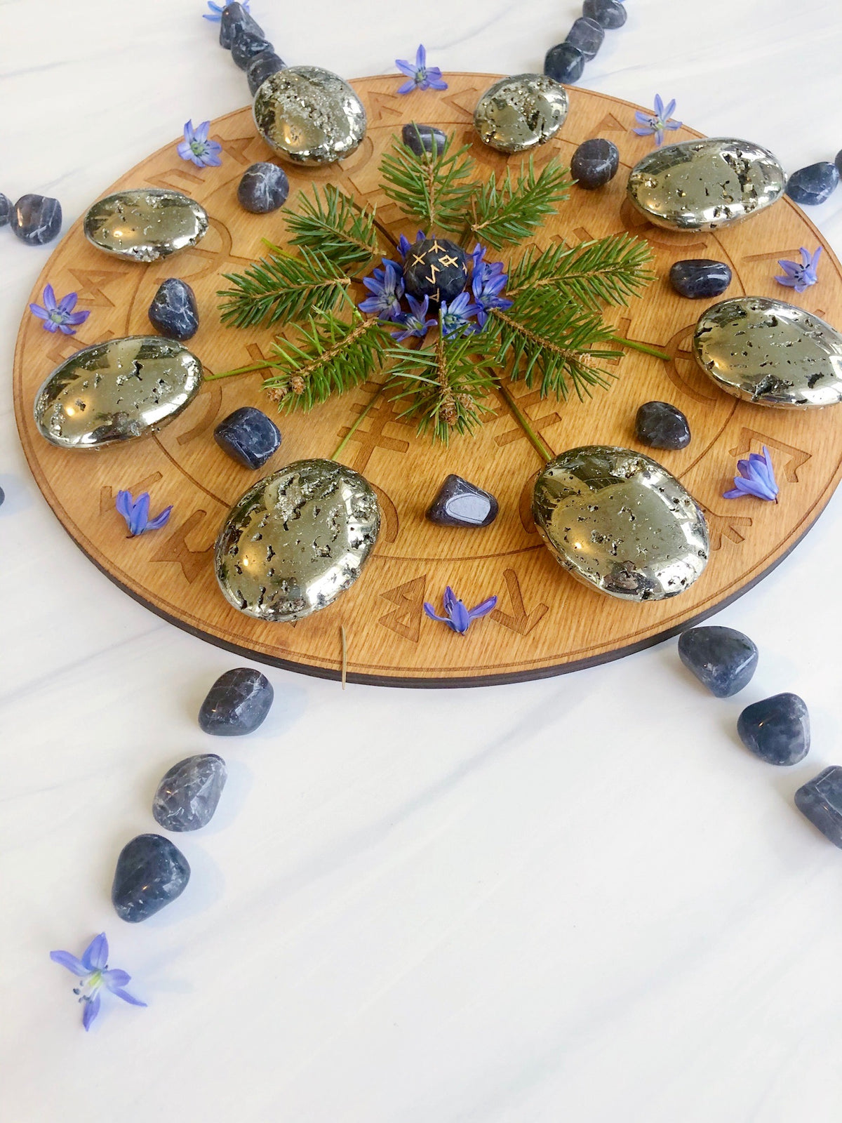 Tumbled Iolite for Direction & Guidance