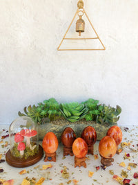Carnelian Eggs for Creativity & Energy