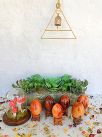 Carnelian Eggs for Creativity & Energy