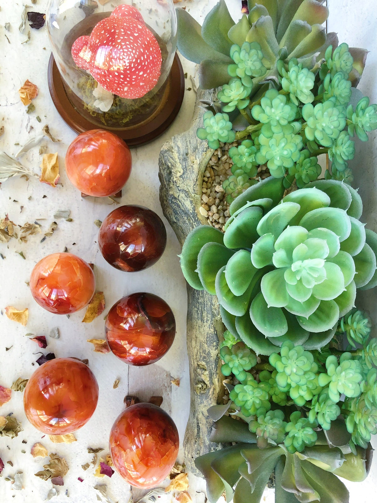 Carnelian Eggs for Creativity & Energy