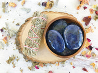 Iolite Palm Stones for Direction & Guidance