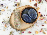Iolite Palm Stones for Direction & Guidance