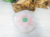 Flower of Life Etched Selenite Charging Plates