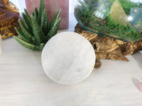 Flower of Life Etched Selenite Charging Plates