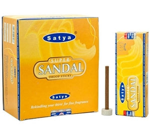 Satya Super Sandal Dhoop Cone & Stick Incense