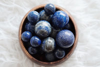 Lapis Lazuli Mini Spheres for Enlightenment & Dreaming
