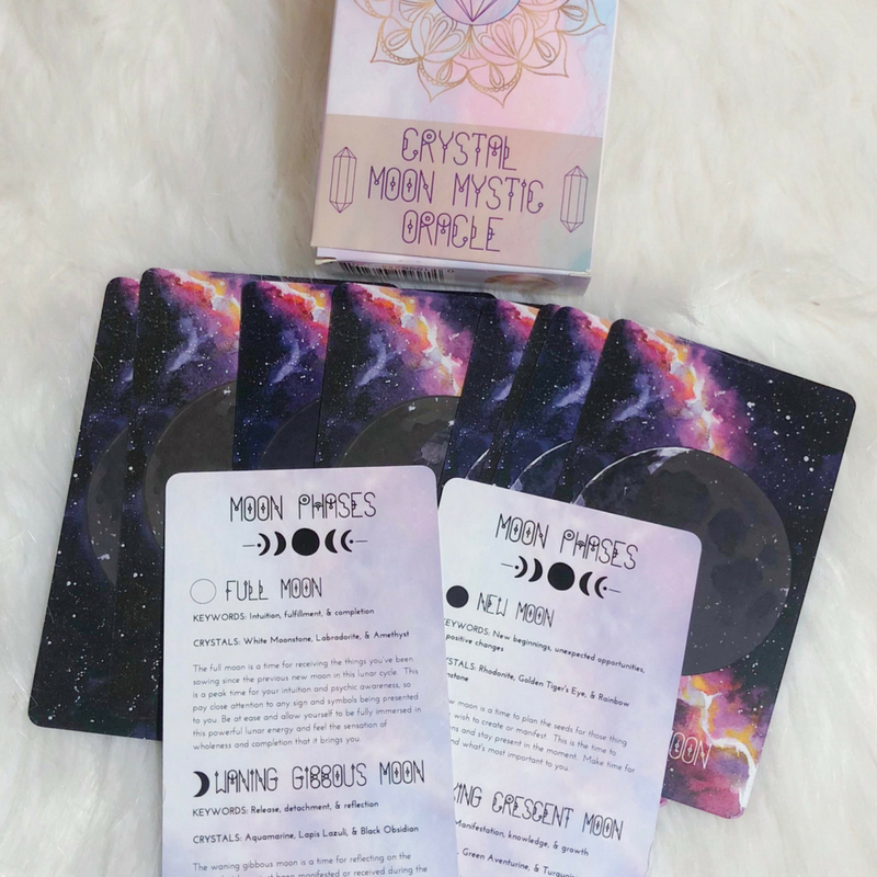 Crystal Moon Mystic Oracle Cards by Ashley Leavy