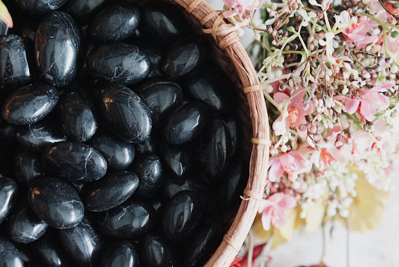 Tumbled Black Tourmaline for Knowledge & Connection