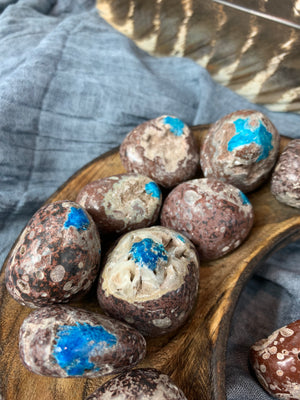 Tumbled Cavansite for Spiritual Direction
