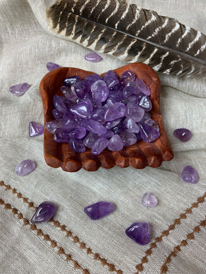 Tumbled Light Amethyst for Protection & Healing