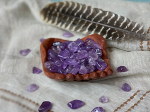 Tumbled Light Amethyst for Protection & Healing