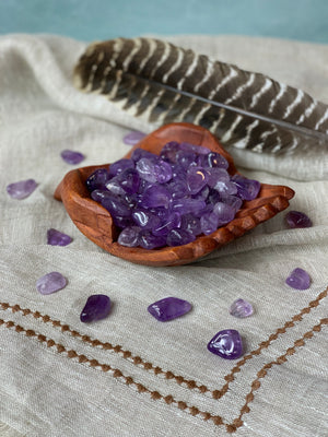 Tumbled Light Amethyst for Protection & Healing
