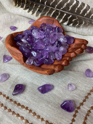 Tumbled Light Amethyst for Protection & Healing