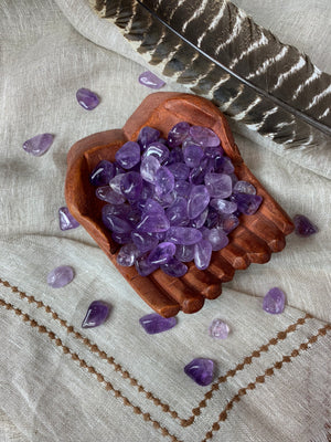 Tumbled Light Amethyst for Protection & Healing