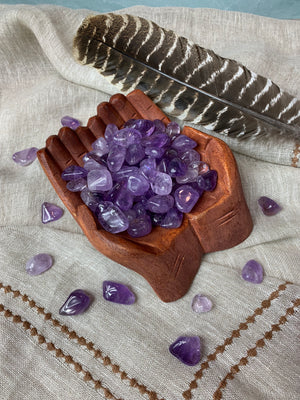 Tumbled Light Amethyst for Protection & Healing
