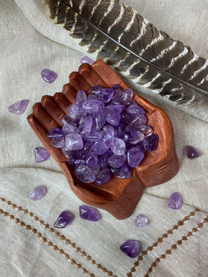 Tumbled Light Amethyst for Protection & Healing