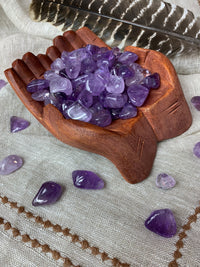 Tumbled Light Amethyst for Protection & Healing