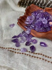 Tumbled Light Amethyst for Protection & Healing