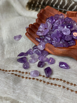 Tumbled Light Amethyst for Protection & Healing