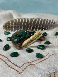 Tumbled Dark Green Aventurine for Wealth