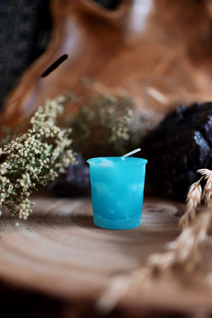 Reiki-Charged Herbal Votive Candles