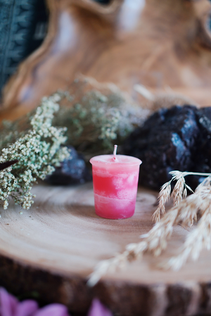 Reiki-Charged Herbal Votive Candles