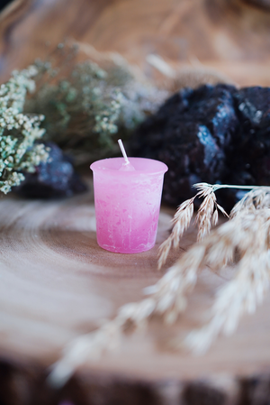 Reiki-Charged Herbal Votive Candles