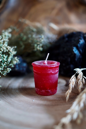 Reiki-Charged Herbal Votive Candles