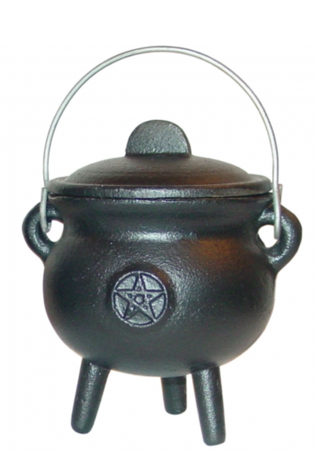 Cast Iron Cauldron with Pentacle