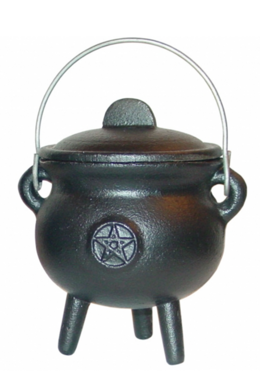 Cast Iron Cauldron with Pentacle