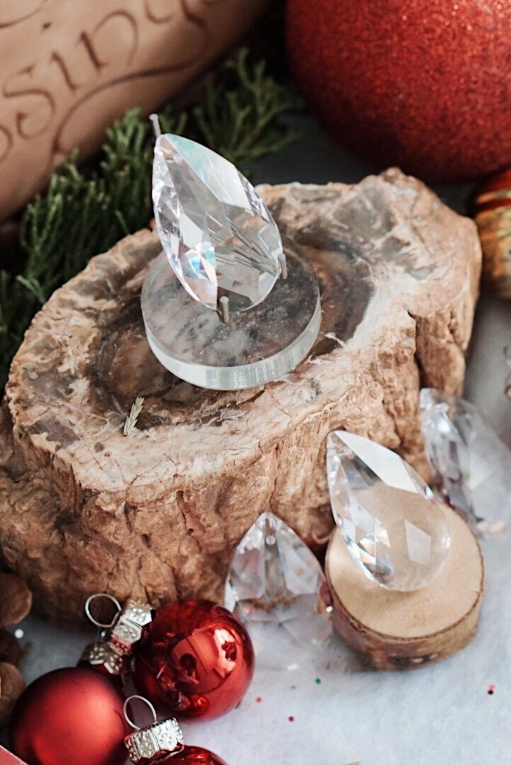 Teardrop Glass Crystal Prism