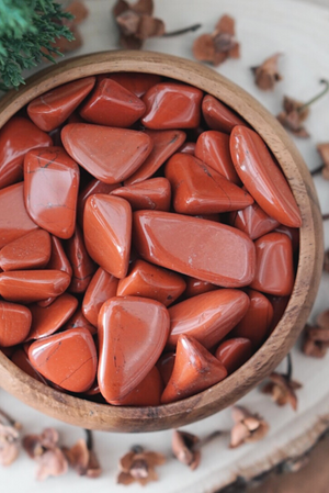 Tumbled Red Jasper for Passion & Purpose