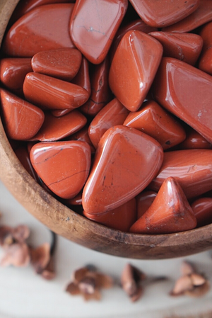Tumbled Red Jasper for Passion & Purpose