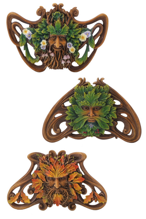 Seasonal Green Man Wall Plaques - Various Styles