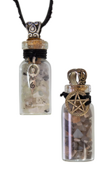 Moonstone Charm Jar Pendants - Various Styles