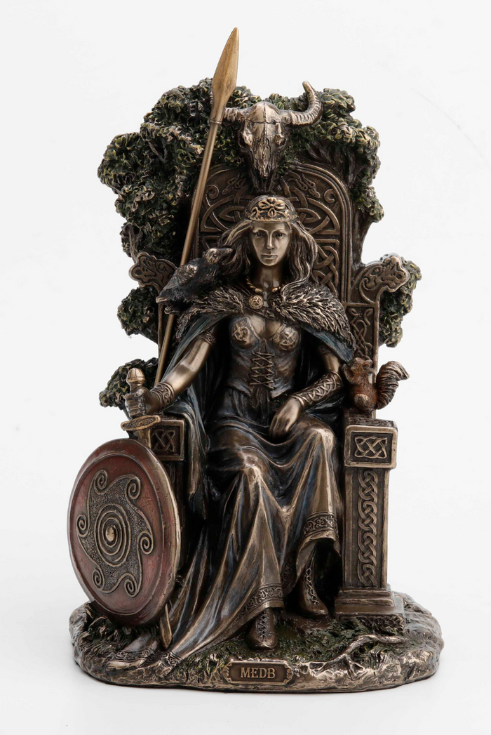 Warrior Queen Medb Cold Cast Bronze Statue