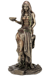 Bronze Arianrhod Goddess with the Wheel of the Year Statue