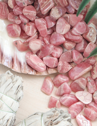 Tumbled A-Grade Rhodochrosite for Emotional Release